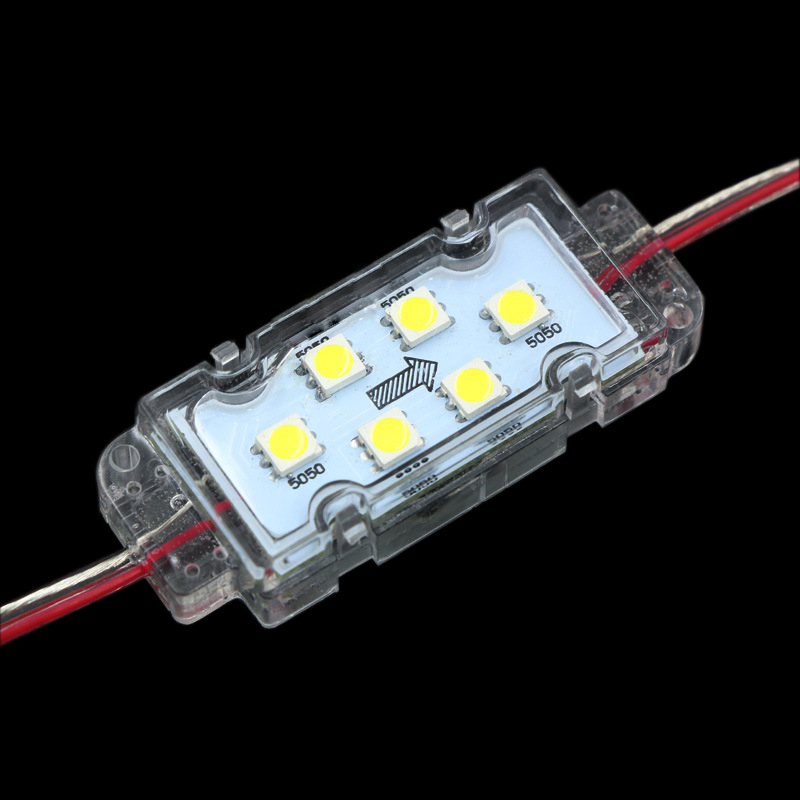 DC24V Diameter 5cm 5050SMD Single color Rectangle Pixel Module Outdoor Waterproof IP67 Point Light Led Pixel Light